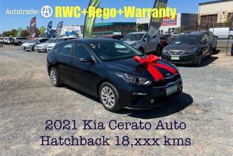 Blue 2021 Kia Cerato Hatchback GT Safety Pack
