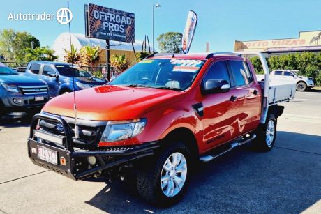 Orange 2013 Ford Ranger Crew Cab Utility Wildtrak 3.2 (4X4)