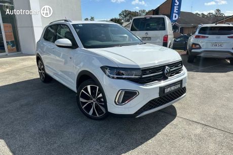 White 2024 Volkswagen T-Cross Wagon 85TSI R-Line