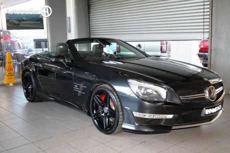 Black 2012 Mercedes-Benz SL63 Convertible AMG