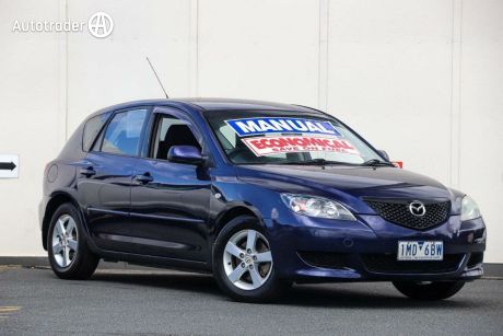 Blue 2005 Mazda 3 Hatchback Maxx