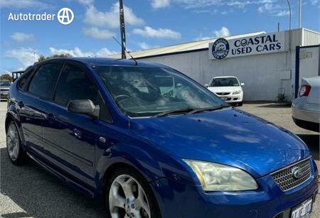 Blue 2006 Ford Focus Hatchback XR5 Turbo