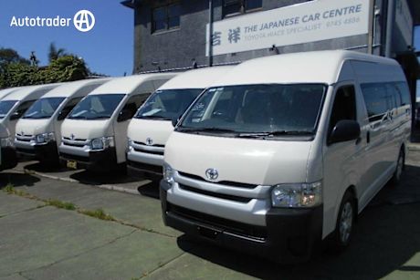 White 2018 Toyota HiAce Bus Commuter