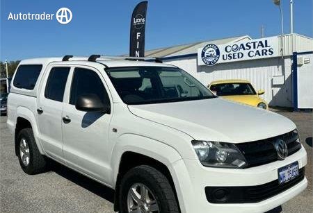 White 2014 Volkswagen Amarok Dual Cab Utility TDI420 (4X4)