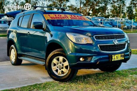 Blue 2015 Holden Colorado 7 Wagon RG LT Wagon 7st 5dr Spts Auto 6sp 4x4 2.8DT MY16