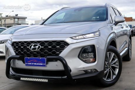 Silver 2019 Hyundai Santa FE Wagon Elite Crdi Satin (awd)