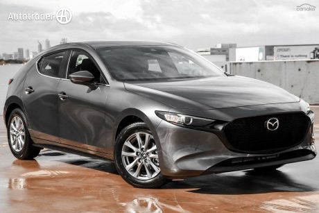 Grey 2024 Mazda Mazda3 Hatchback G20 Pure
