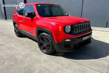 Red 2016 Jeep Renegade Wagon Sport