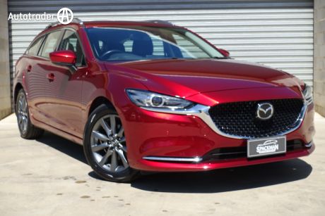 Red 2022 Mazda 6 Wagon Touring