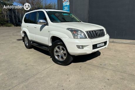 White 2007 Toyota Landcruiser Prado Wagon Grande (4X4)