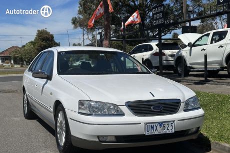 White 2005 Ford Fairlane Sedan Ghia