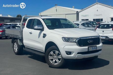 White 2021 Ford Ranger Super Cab Utility XLT 3.2 (4X4)