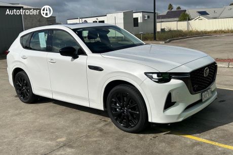 White 2023 Mazda CX-60 Wagon G40E GT Vision Hybrid