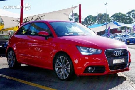 Red 2011 Audi A1 Hatchback 1.4 Tfsi Attraction