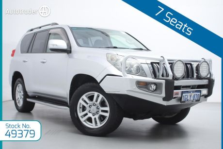 Silver 2013 Toyota Landcruiser Prado Wagon Kakadu (4X4)