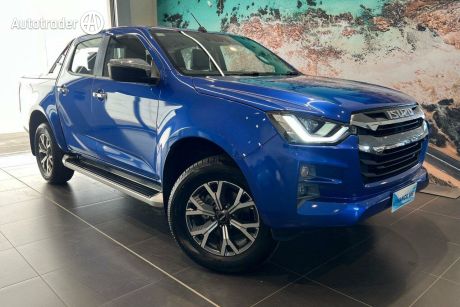 Blue 2023 Isuzu D-MAX Crew Cab Utility LS-U+ (4X4)