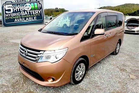 Brown 2014 Nissan Serena OtherCar HYBRID PEOPLE MOVER