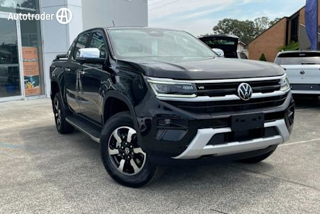 Black 2024 Volkswagen Amarok Dual Cab Utility Style TDI600 4Motion