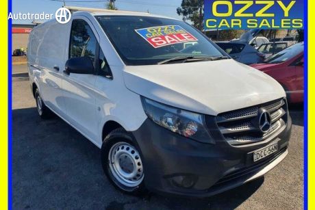 White 2015 Mercedes-Benz Vito Van 110CDI LWB
