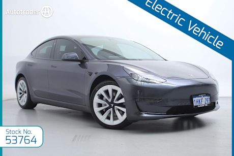 Blue 2021 Tesla Model 3 Sedan Long Range AWD