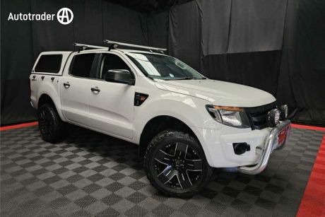 White 2013 Ford Ranger Crew Cab Pickup XL 2.2 HI-Rider (4X2)