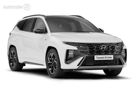 White 2024 Hyundai Tucson Wagon Premium N Line (awd)