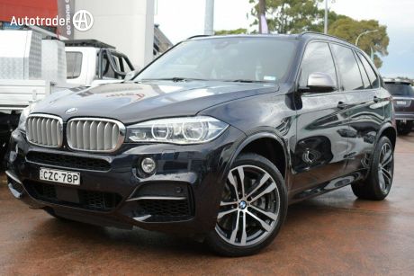 Black 2015 BMW X5 Wagon M50D