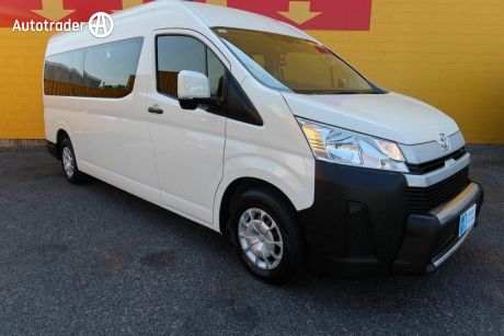 White 2021 Toyota HiAce Commercial Commuter High Roof Super LWB