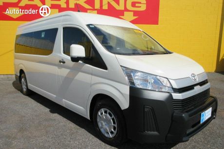 White 2021 Toyota HiAce Commercial Commuter High Roof Super LWB