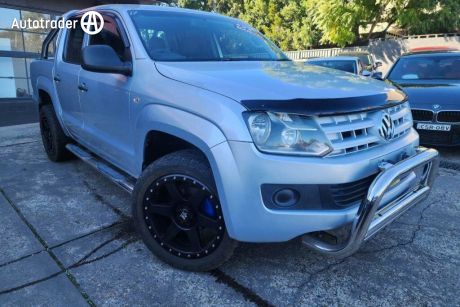 Silver 2012 Volkswagen Amarok Dual Cab Utility TDI400 (4X4)