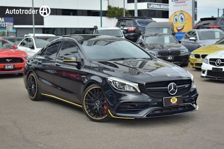 Black 2017 Mercedes-Benz CLA45 Coupe Matic (fuel Efficient)