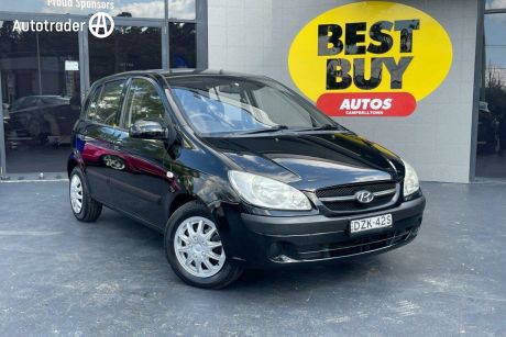 Black 2009 Hyundai Getz Hatchback S