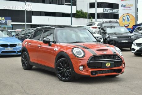 Orange 2018 Mini Cooper Hatchback S
