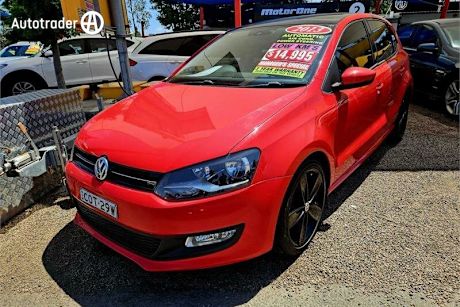 Red 2013 Volkswagen Polo Hatchback 77 TSI Comfortline