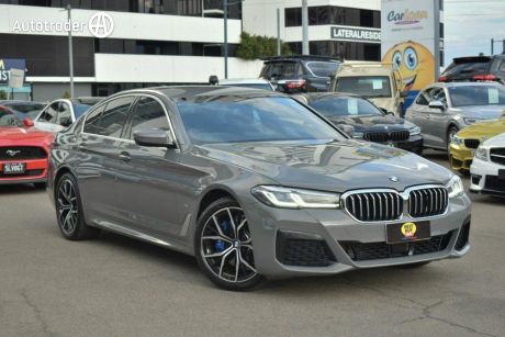 Grey 2021 BMW 530D Sedan M Sport LCI