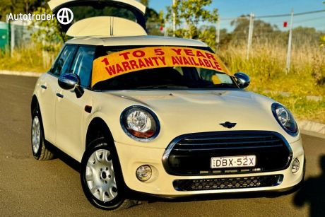 White 2015 Mini Cooper Hatch F55 6 Speed Auto Turbo 5 Doors SUV