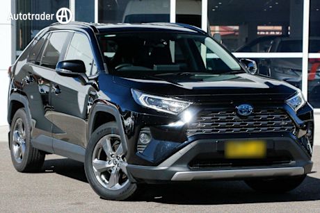 Black 2021 Toyota RAV4 Wagon GXL (awd) Hybrid