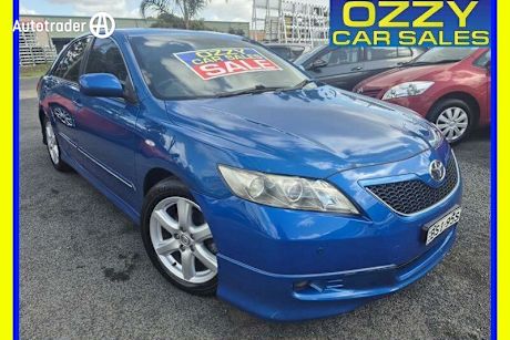 Blue 2007 Toyota Camry Sedan Sportivo