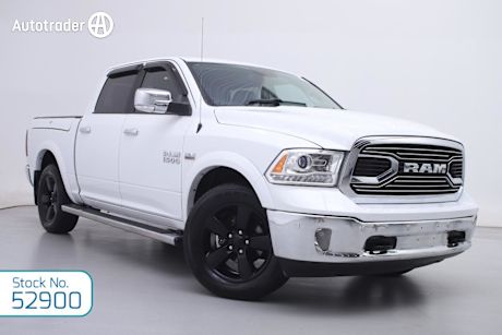 White 2020 Ram 1500 Crew Cab Utility Laramie (4X4) FD3.2 W/Ramboxes