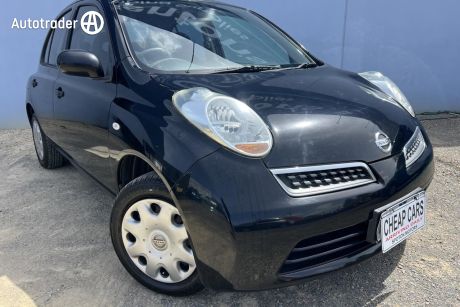Black 2008 Nissan Micra Hatchback