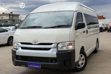 White 2017 Toyota HiAce Bus Commuter