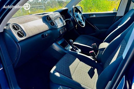 Blue 2013 Volkswagen Tiguan Wagon 132TSI Pacific 5N 4x4 2.0L Turbo 7 Spd Auto 4Motion