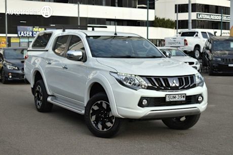 White 2018 Mitsubishi Triton Dual Cab Utility Exceed (4X4)