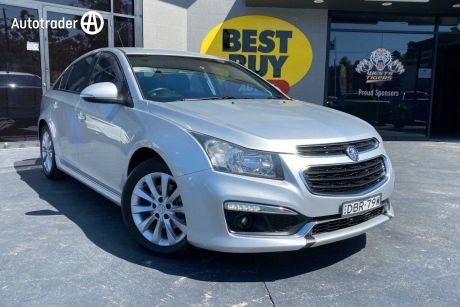 Silver 2015 Holden Cruze Sedan SRI