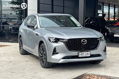 Silver 2024 Mazda CX-60 Wagon G40E GT Vision Hybrid