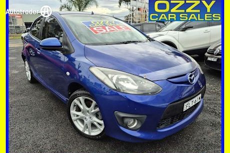 Blue 2007 Mazda 2 Hatchback Genki