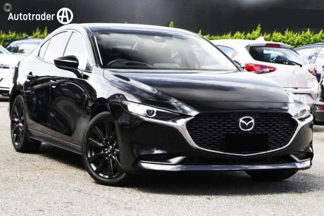 Black 2024 Mazda Mazda3 Sedan G25 Evolve SP