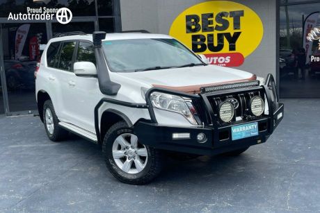 White 2014 Toyota Landcruiser Prado Wagon GXL (4X4)