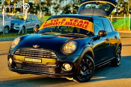 Black 2017 Mini Cooper Hatch F55 5 Door 6 Spd Auto Turbo SUV