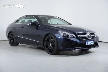 Blue 2014 Mercedes-Benz E400 Coupe